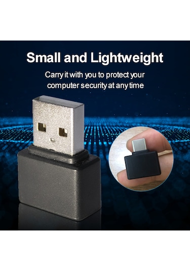 Yaozixa Usb/type-c Parmak İzi Okuyucu - Windows 10/11 İçin Güvenli Ve Kolay Giriş, Şifre Gerektirmeyen Dokunmatik Erişim