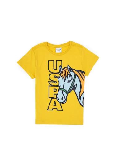 U.s. Polo Assn. Erkek Çocuk Koyu Sarı Tişört 50316479-vr094 Koyu Sarı