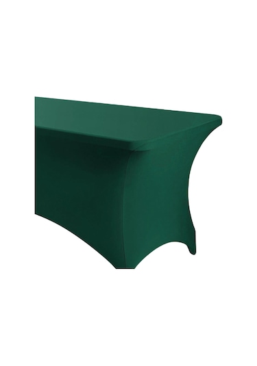 Homyl Katlanır Masa Için Örtüsü Spandex Satıcı Düğün Doğum Günü Yeşil