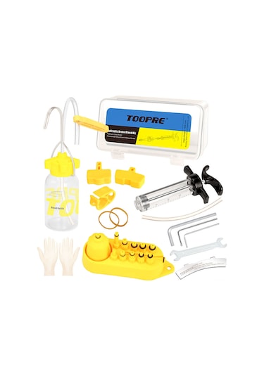 Kosona Toopre Bisiklet Fren Yağı Değiştirme Aracı, Nilon Bağlantı Seti, Tek Kişilik Kullanim, Temiz Ve Kolay Operasyon, Çoğu Model İçin Uygun Çok Renkli