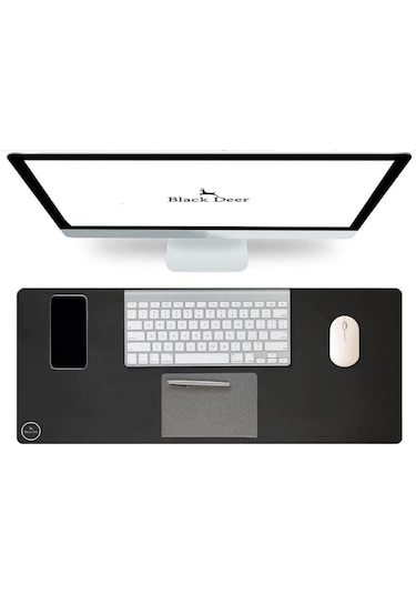 Black Deer Siyah 70x30 Large Boy Professional Gaming Ofis Mouse Pad Kaydırmaz Mouse Pad
