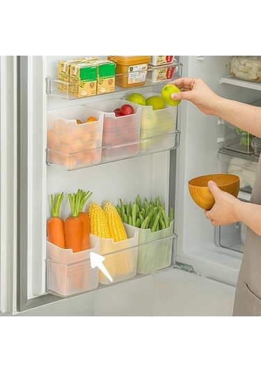 Ankatek Yan Tutma Taze Sones Sınıflandırma Saklama Kutusu Kutusu Kapı Gıda Buzdolabı Adet Mj