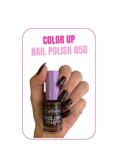 Callista Color Up Nail Polish Oje 850 Mad Mud - Kahverengi