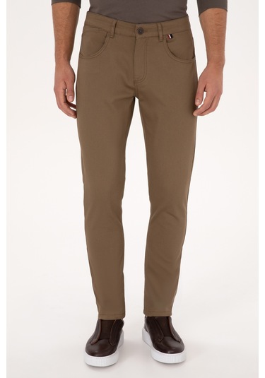 U.s. Polo Assn. Erkek Haki Pantolon Kanvas-chino 50316835-vr027 Haki