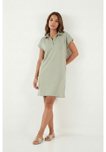 Lela Bayan Elbise 5866153 Olive Olive