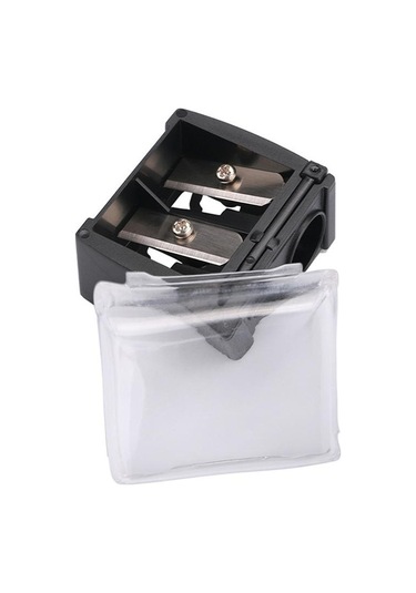 Kaş Dudak Kalemi Eyeliner Kalemi İçin Çift Delikli Ruj Kalemtıraş