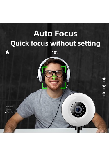 Suntek Web Yayını Facetime Canlı Yayın Için Kamerası 4k 2 1080p