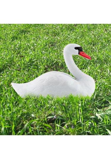 Ximistore9 Pe Malzeme Gerçekçi Göl/kırtasiye Takımı, Av İçin Köpek Yem İle Bahçe Dekorasyonu