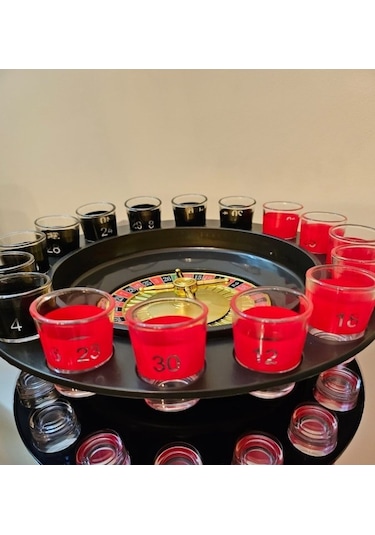 Shot Bardaklı Rulet Seti-cengizhan Unaler