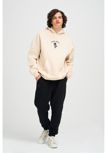 Hırsch Unisex True Pain Sweatshirt Taş Gri
