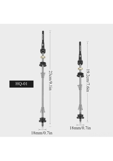 Artfulabode Tekerlek Sökme Sökme Set Ön Mil Kırmızı Hub Hızlı Hızlı Çubuğu Bisiklet Bisiklet Arka Aks Adet 2 Bc Kırmızı