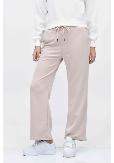 Bol Paça Cep Detaylı Eşofman Altı - Taş Taş