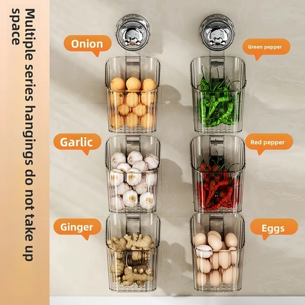 Sunshine011 3'lü Şeffaf Saklama Kutusu, Mutfak Ve Banyo Organizer Sepetleri, Raflı Yığılabilir Şeffaf Renk