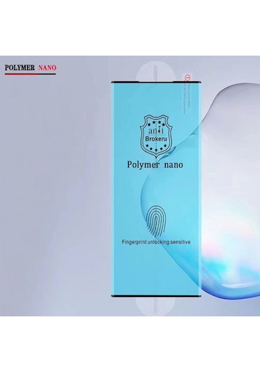 Huawei P30 Pro Uyumlu Polymer Nano Ekran Koruyucu Tam Kaplayan