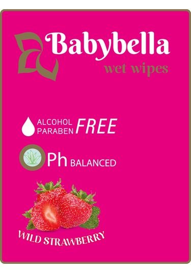 Babybella Wild Strawberry Islak Mendil 120 Yaprak 12'li Set
