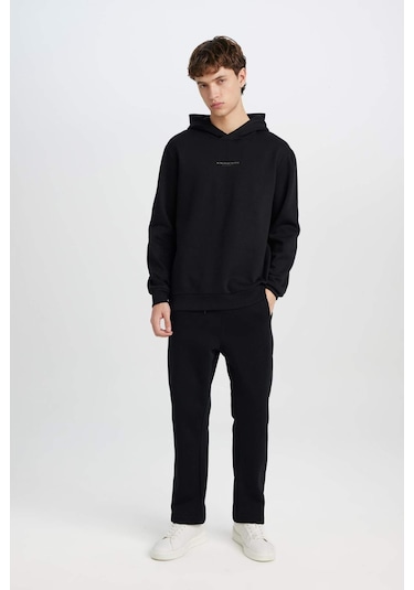 DeFacto Regular Fit Eşofman Altı Beli Lastikli Basic Düz Cepli Düz Paça D9707AX24AUBK81 DeFacto Regular Fit Eşofman Altı Beli Lastikli Basic Düz Cepli Düz Paça D9707AX24AUBK81