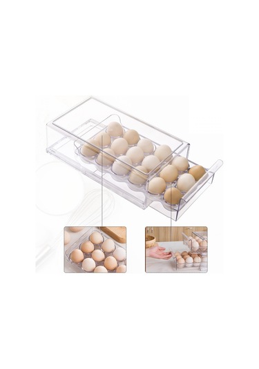 Suntek Kulplu Yumurta Taze Saklama Kutusu Buzdolabı Kiler