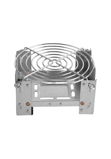 Neevoyu Kamp, Yürüyüş Ve Piknik İçin Katlanabilir Alüminyum Alkol Ocağı - 5 Kg Yüke Dayanır, Kaymaz Tabanlı, Kolay Taşınır Gri