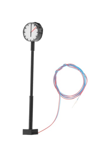 1/5 Model Demiryolu Saatleri Lambaları Tren 1/87 Ölçekli Bina Düzeni 1 Set Çok Renkli