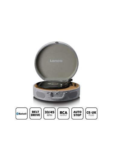 Lenco Ls-66-gy Wooden Dahili Hoparlörlü Pikap-ls-66gy