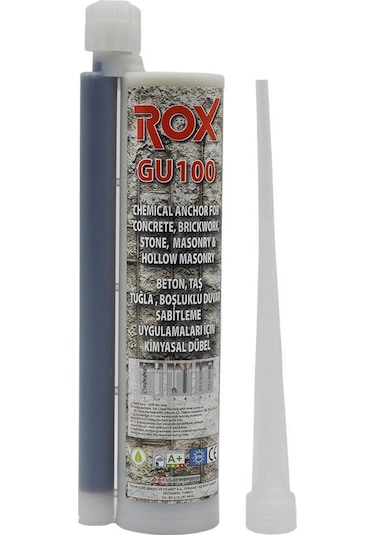 Rox Gu100 Epoksi Kimyasal Dübel 12 Adet