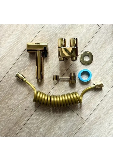 Fastbuy Dream011 Siyah Mat Tuvalet El Tipi Bide Seti 78 Inç Uzatma Hortumu Cift Kontrollü Valf Kendinden Temizlemeli Duş Başl Mat Siyah