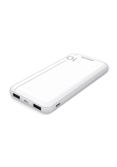 Philips Dlp2810cw/00 10.000 Mah Powerbank 2xusb-a, 1xusb-c, Beyaz