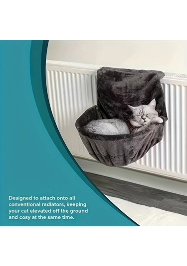 Fochsia Siyah Dayanıklı Kedi Köpek Sıcak Yatak - Rahat Pet Şilte Ve Asma Yatak