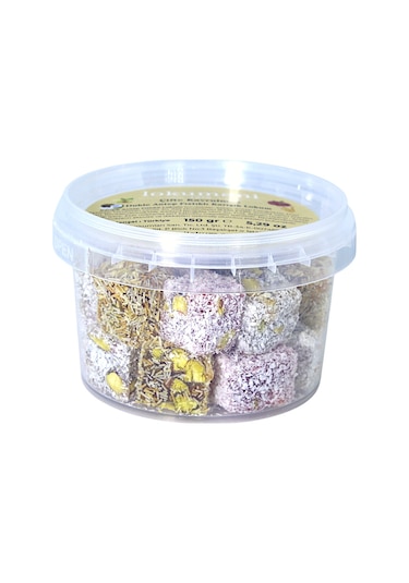 Çifte Kavrulmuş Karışık Antep Fıstıklı Lokum 150 Gr