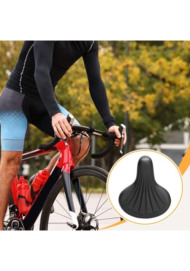 Homyl Dağ Bisikletleri Yol Bisiklet Için Sele Minderi Egzersiz Siyah