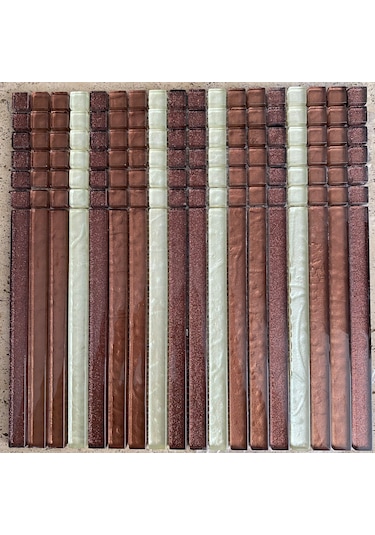 Tezgah Arası Cam Mozaik 1.5x20