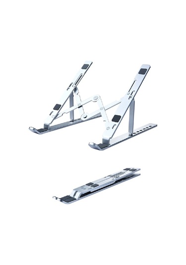 7 Seviyeli Ayarlanabilir Alüminyum Dizüstü Bilgisayar Standı - Taşınabilir Ve Ergonomik
