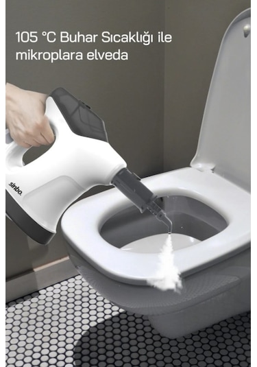 Sinbo SSC-6424 9 In 1 Çok Fonksiyonlu El Tipi Basınçlı Buharlı Temizlik Makinesi