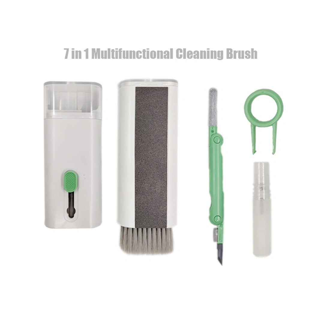 Lemestar Dijital Cihazlar İçin 7 Fonksiyonlu Temizlik Seti: Klavye Fırçası, Kulaklık Toplayıcı Ve Temizlik Suyu İçeren Mavi Q6e Aksesuarı