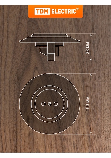 Tdm Electric Gömme Porselen Priz 2p 10a 250v Bologna Tdm 223550174 Bolonya