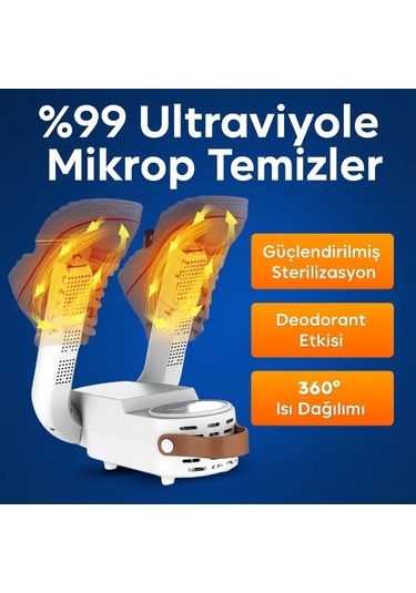 Dijital Ayakkabı Kurutma Ve Isıtma Makinesi Çok Renkli