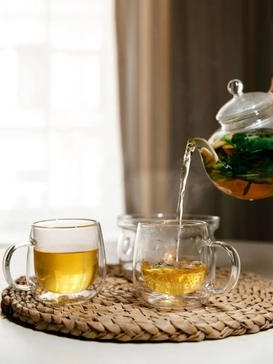 Cnglass Çift Tabanlı Kahve Kapuçino Ve Çay Kupası 290 Ml 2 Adet. 8781916 Beyaz