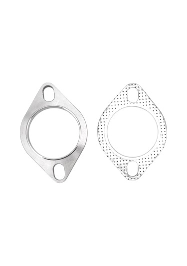Hombey Stainless Steel Exhaust Flange Connection Kit - 2.5" 63mm - Universal Fit For Downpipe, Catback, Headers - High Sealing, Noise Reduction Tu-fln25