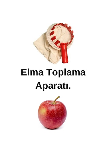 Pratik Platik Mevye Toplama Aparatı Bez Torbalı