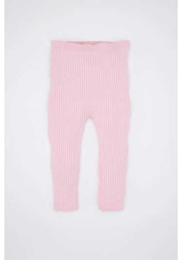 DeFacto Kız Bebek 2'li Takım Uzun Kollu Düğmeli Kazak Beli Lastikli Triko Alt C9762A524WNPN105 Pembe DeFacto Kız Bebek 2'li Takım Uzun Kollu Düğmeli Kazak Beli Lastikli Triko Alt C9762A524WNPN105 Pembe