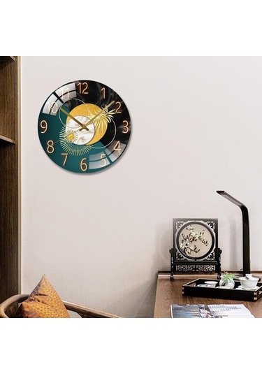 Pazly Yatak Suntek Sessiz Saati Odası Hassas Ev E E Duvar Dekoru 30cm Jm Çok Renkli