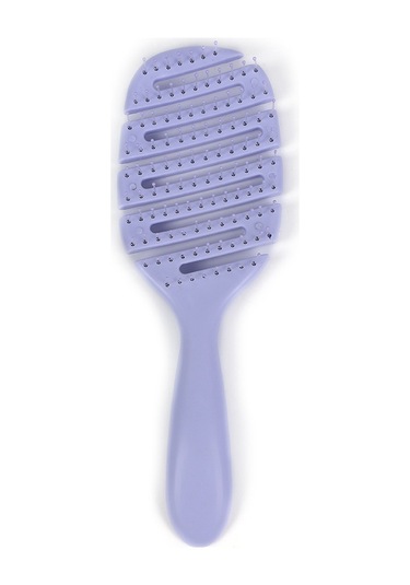 Singree Mavi Ev Kullanıma Uygun Pürüzsüz Saçlar İçin Taşınabilir, Kafa Üstünü Hacimlendiren Ve Kafa Derisini Masaj Eden Delikli Tarak