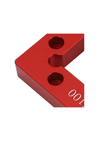 Maiyame Alüminyum Allyumun 90 Derece Konumlandırma Açı Çizgisi, 100x100mm Hassas Tahta Ve Metal İşi İçin Dik Açı Tespit Aracı