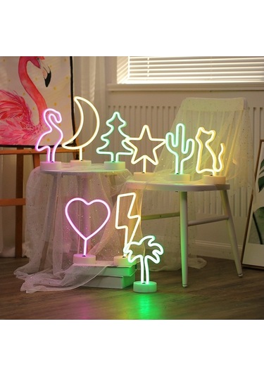 Soulader Duvar Dekorasyonu Için Neon Led Işıklı Harf Tabela Dekoratif Aydınlatma Çok Renkli