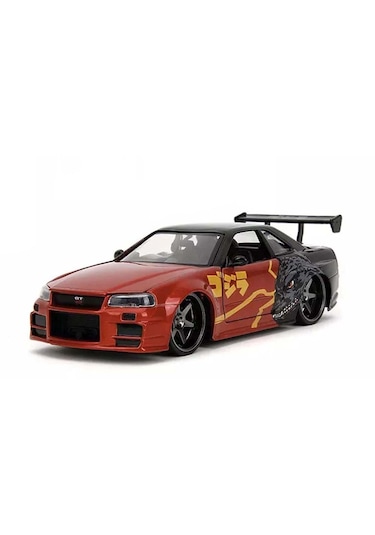 1:24 Jada 2022 Nissan Skyline Gt-r R34 - Godzilla