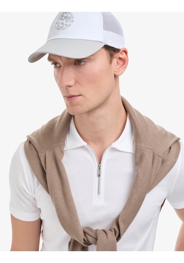 Pierre Cardin Erkek Ekru Tişört Basic 50325311-vr019