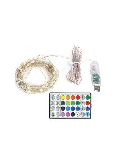 12m/39,4ft 100led Usb Bakır Tel Işıklar 16 Renk Uzaktan Kumanda Zamanlayıcı Dizisi Ip45 Su Geçirmez Ev Dekorasyonu