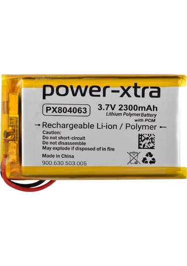 Power-xtra Px804063 - 3.7v 2300 Mah Li-polymer Pil - Devreli