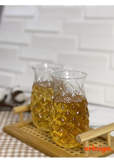 Vakumlu Bambu Kapaklı Isıya Dayanıklı Borosilikat Cam Süzgeçli De Şeffaf