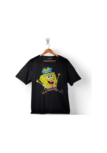 Spiderman Sunger Bob Esponya Çocuk Tişört